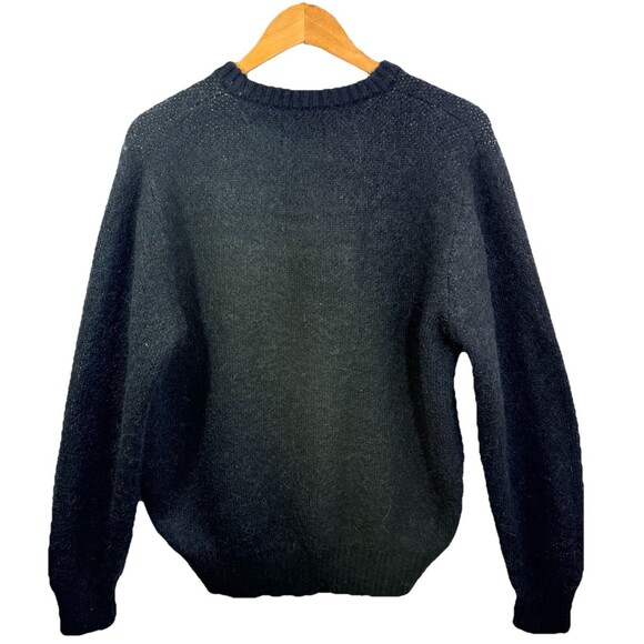 Stussy - Sweater Rolling Dice Mohair Wool Blend Size M Black & White Men’s - Picture 2 of 6